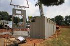 Asheville Yoga Center construct with Superior Walls®